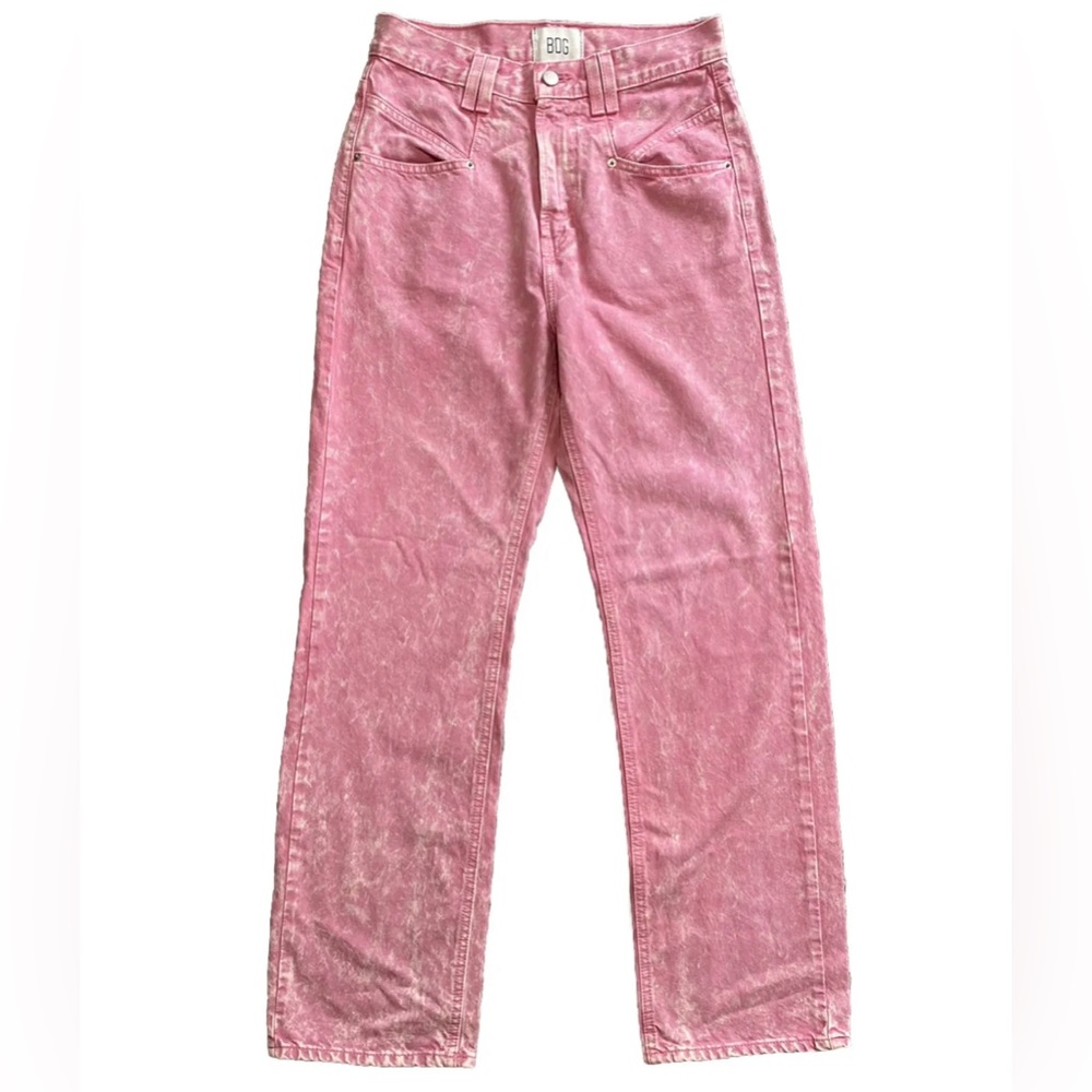 BDG COWBOY JEAN PINK BARREL JEAN WOMENS SIZE 30 Excellent Pre-Owned Condition